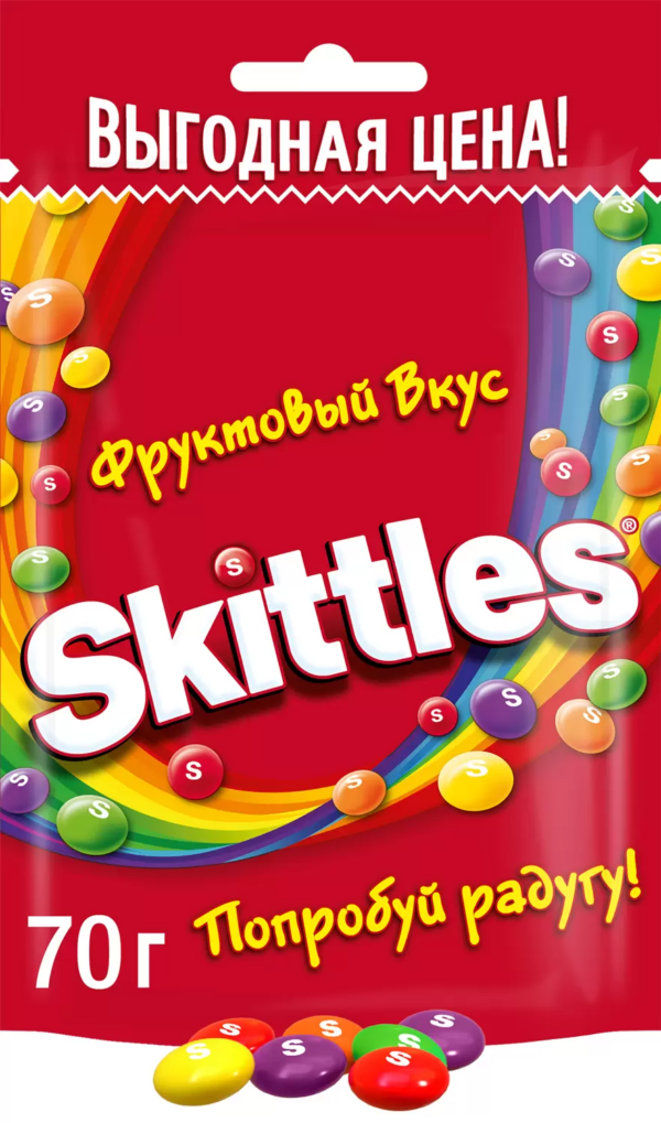 Skittles 70г Фрукты