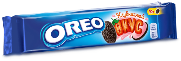 OREO 95г нач. со вкусом клубники печенье с какао