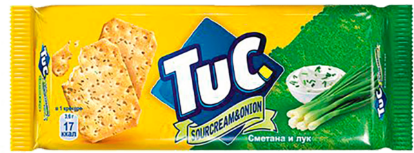 TUC 100г со сметаной и луком крекер