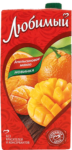 Любимый Напиток Апельсин-Манго-Мандарин 0.95л
