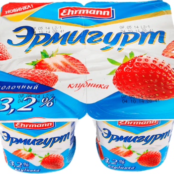 Йогурт Эр 100г 3,2% Клубника