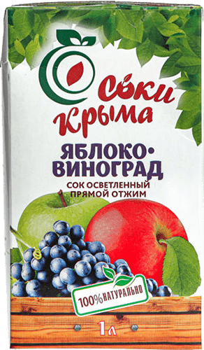 Яблочно-виноградн т/п /  1л с крышкой