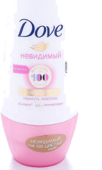 DOVE Дезодорант ролик Невидимый Нежность Лепестков 50мл