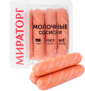 Сос. "Молочные" ц/о охл ФИКС 400г ТМ Мираторг