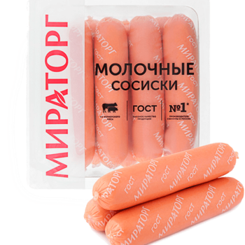 Сос. "Молочные" ц/о охл ФИКС 400г ТМ Мираторг